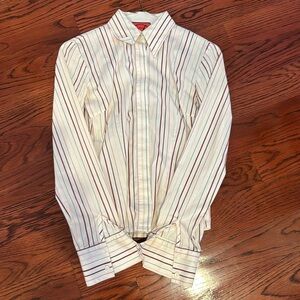 Kenneth Cole women’s long sleeve button down shirt